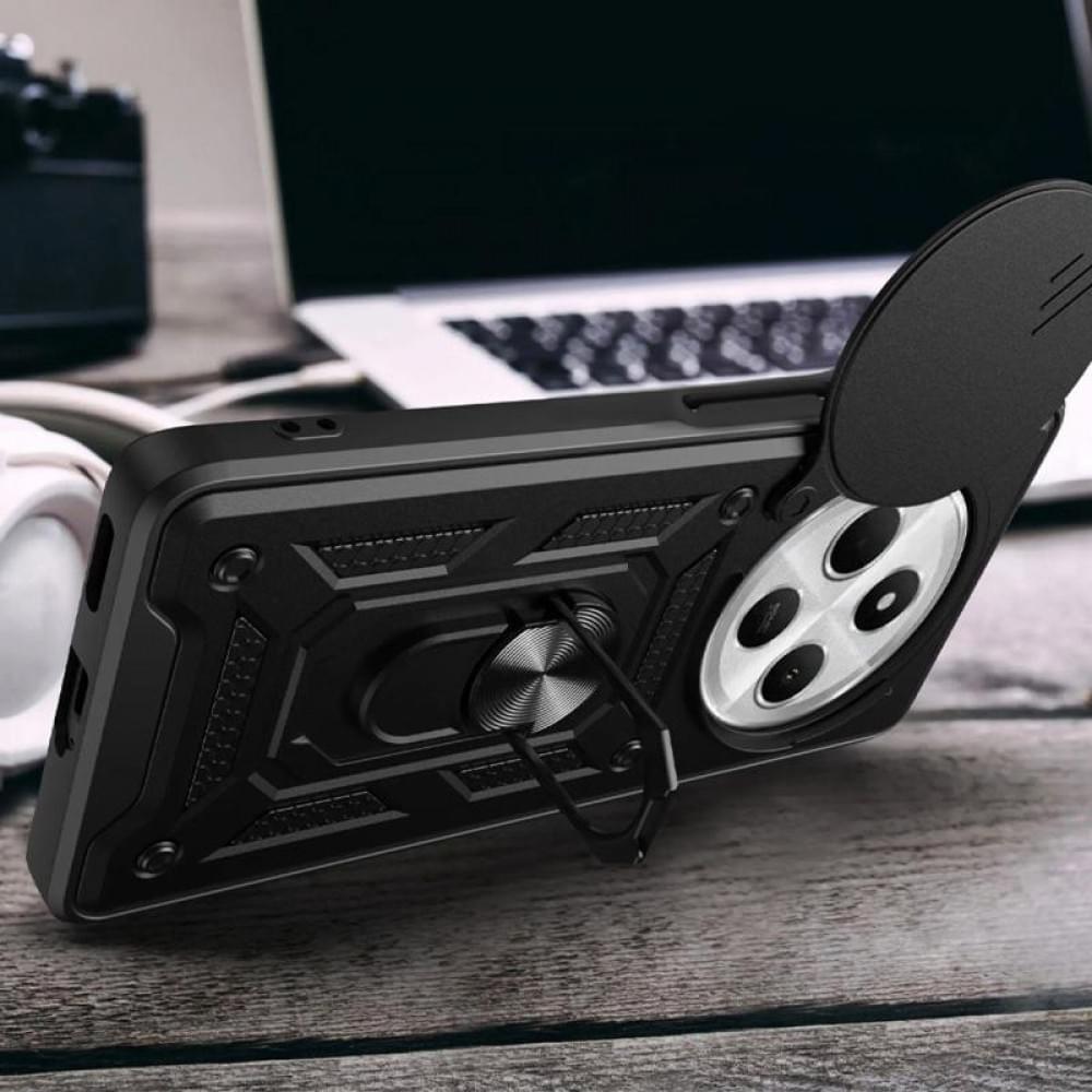 Чохол Ummi Camshield Serge Ring для Xiaomi Redmi 14C / A4 / Poco C75 / M7 5G Чорний