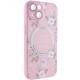 TPU+PC чохол Secret Garden with MagSafe для Apple iPhone 14 (6.1") Pink