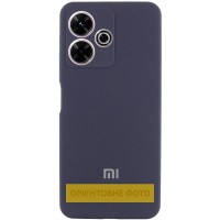 Чохол Silicone Cover Lakshmi Full Camera (AA) with logo для Xiaomi Redmi Note 13 4G Синій / Midnight Blue