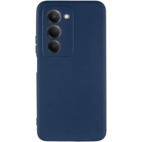 Чохол TPU GETMAN Liquid Silk Full Camera для Xiaomi Redmi 15 (EU) Синій / Midnight Blue