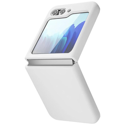 Чохол Foldables Silicone Cover Lakshmi (AAA) для Samsung Galaxy Z Flip5 Білий / White