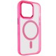 Чохол TPU Iris with MagSafe для Apple iPhone 14 Pro (6.1") Малиновий