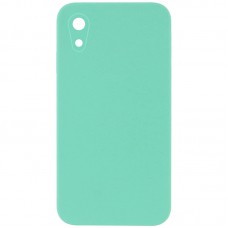 Чехол Silicone Case Square Full Camera Protective (AA) NOLOGO для Apple iPhone XR (6.1")