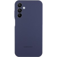 Чохол Silicone Cover Lakshmi Full Camera (AAA) with Logo для Samsung Galaxy A16 4G/5G Темно-синій / Midnight blue