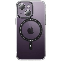 Чохол TPU+PC Colorful with MagSafe для Apple iPhone 14 (6.1") Black