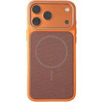 Чохол TPU TechWoven Hybrid with MagSafe для Apple iPhone 15 Pro (6.1") Orange / Brown