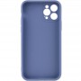 Силіконовий чохол Candy Full Camera для Apple iPhone 12 Pro (6.1") Блакитний / Mist blue