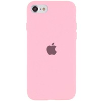 Чохол Silicone Case Full Protective (AA) для Apple iPhone SE (2020) / 7 / 8 (4.7") Рожевий / Light pink