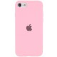 Чохол Silicone Case Full Protective (AA) для Apple iPhone SE (2020) / 7 / 8 (4.7") Рожевий / Light pink