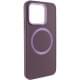 TPU чохол Bonbon Metal Style with MagSafe для Xiaomi 14 Pro Бордовий / Plum