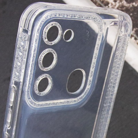 Чохол TPU Starfall Clear для TECNO Spark 8C Прозорий