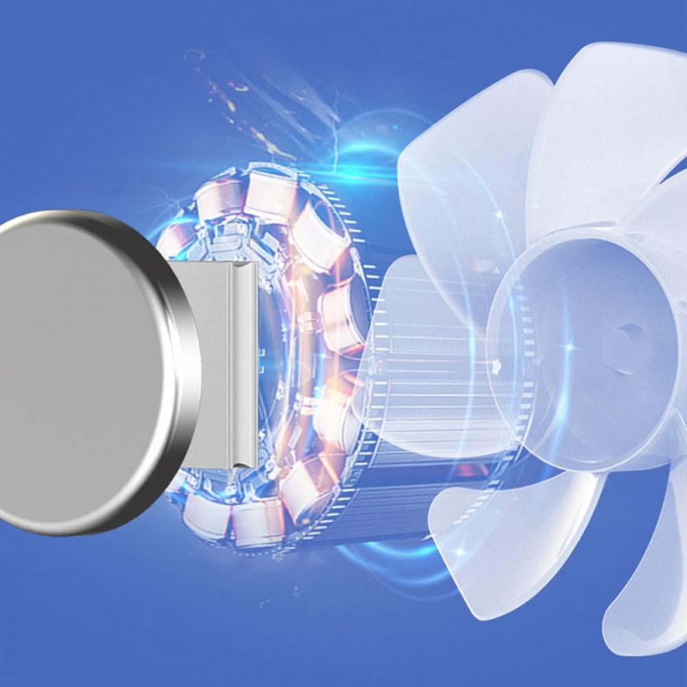 Портативний вентилятор SQT-BF2 з карабіном 1800mAh Pink