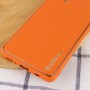Шкіряний чохол Xshield для Xiaomi Redmi Note 11 (Global) / Note 11S Помаранчевий / Apricot