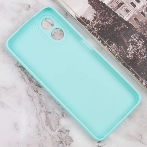 Силіконовий чохол Candy Full Camera для Oppo A58 4G Бірюзовий / Turquoise