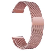 Ремінець Milanese Loop для Smart Watch 22mm Pink