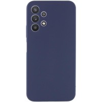 Чохол Silicone Cover Lakshmi Full Camera (AAA) для Samsung Galaxy A32 4G Темно-синій / Midnight blue