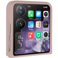Чохол Foldables Silicone Cover Lakshmi (AAA) для Xiaomi Mix Flip Рожевий / Pink Sand