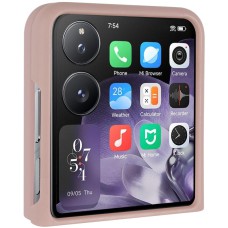 Чохол Foldables Silicone Cover Lakshmi (AAA) для Xiaomi Mix Flip Рожевий / Pink Sand