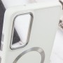 TPU чохол Bonbon Metal Style with MagSafe для Samsung Galaxy S23+ Білий / White