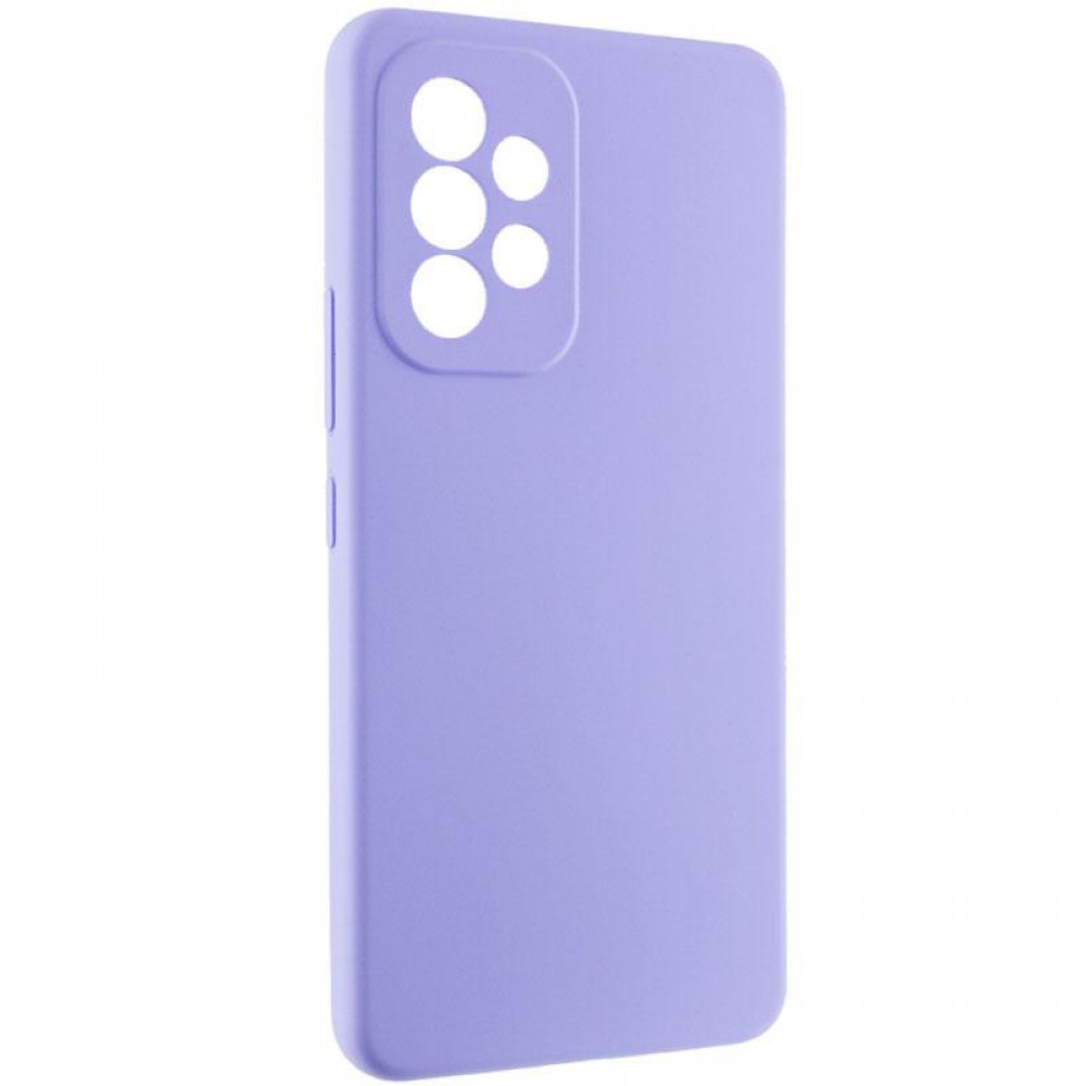 Чохол Silicone Cover Lakshmi Full Camera (AAA) для Samsung Galaxy A32 5G Бузковий / Dasheen