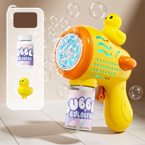 Пістолет з мильними бульбашками H045 Duckling + bottle 50ml Yellow
