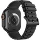 Ремінець Hoco WA35 Emir series thickened silicone strap для Apple watch 44/45/46/49mm Black