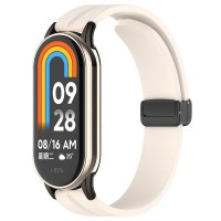 Ремінець Line Magnetic для Xiaomi Mi Band 9/8/10 Бежевий / Beige