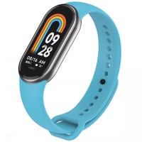 Силіконовий ремінець для Xiaomi Mi Band 8/9/10 Блакитний / Blue