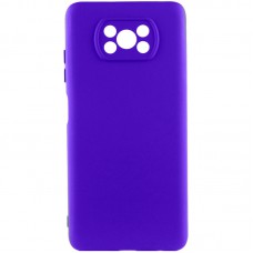 Чохол Silicone Cover Lakshmi Full Camera (AA) для Xiaomi Poco X3 NFC / Poco X3 Pro Синій / Iris