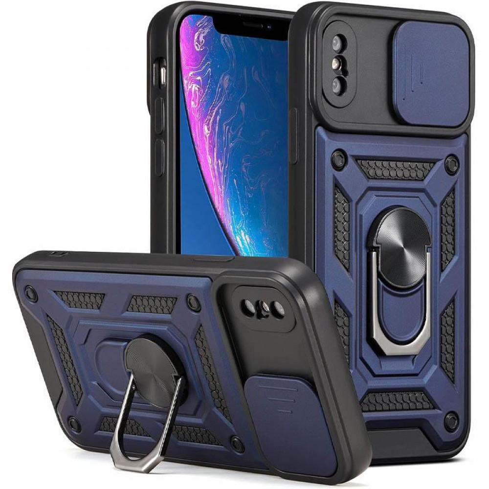 Чохол Ummi Camshield Serge Ring для Apple iPhone XS Max (6.5") Синій
