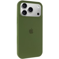 Чохол Silicone Case Full Protective (AA) для Apple iPhone 17 Pro (6.3") Зелений / Dark Olive
