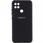 Чохол Silicone Cover My Color Full Camera (A) для Oppo A15s / A15 Чорний / Black