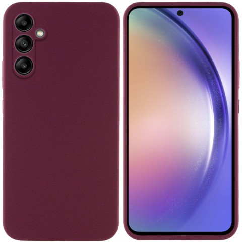 Чохол Silicone Cover Lakshmi Full Camera (AAA) для Samsung Galaxy A54 5G Бордовий / Plum