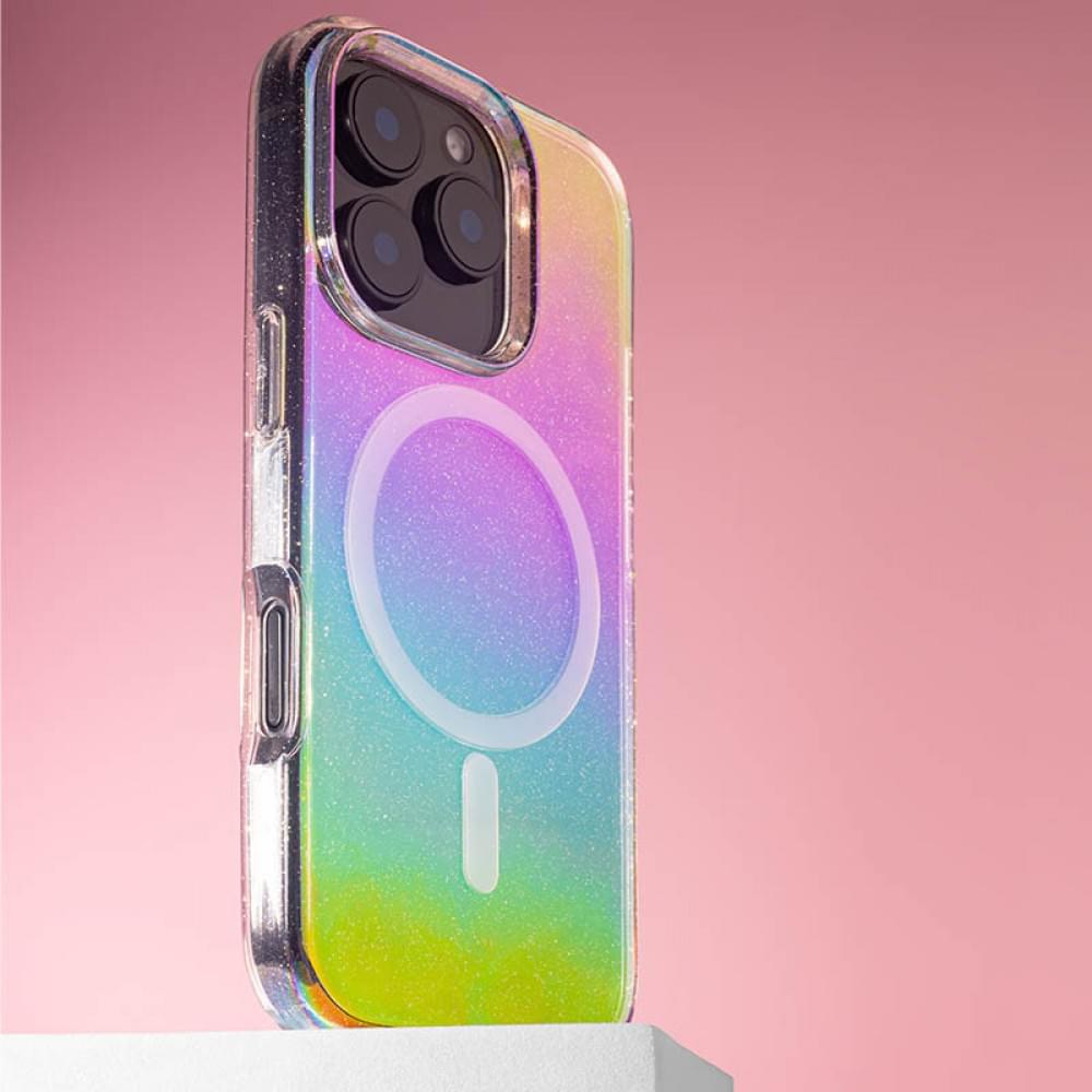 Чохол TPU Galaxy Sparkle (MagFit) для Apple iPhone 16 Pro Max (6.9") Chroma+Glitter