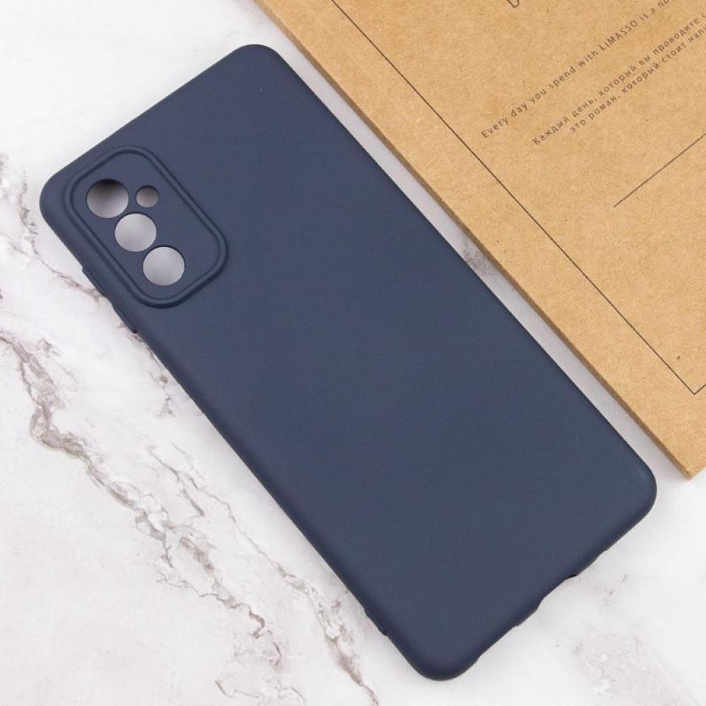 Чохол TPU GETMAN Liquid Silk Full Camera для Samsung Galaxy S24 Синій / Midnight Blue