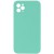 Silicone Case Square Full Camera Protective (AA) NOLOGO для Apple iPhone 11 Pro Max (6.5") Бірюзовий / Turquoise