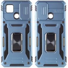 Ударостійкий чохол Camshield Army Ring для Xiaomi Redmi 9C / 10A Блакитний / Light Blue