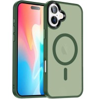 Чохол Ummi Colorful with MagSafe для Apple iPhone 16 (6.1") Зелений / Dark Green