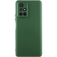 Чохол Silicone Cover Ummi Lakshmi Full Camera (AA) для Xiaomi Redmi 10 Зелений / Dark green