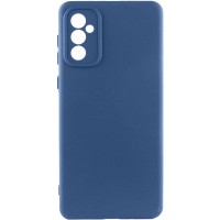 Чохол TPU GETMAN Liquid Silk Full Camera для Samsung Galaxy A35 Синій / Navy Blue