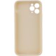 Силіконовий чохол Candy Full Camera для Apple iPhone 11 Pro Max (6.5") Бежевий / Antique White