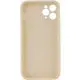 Силіконовий чохол Candy Full Camera для Apple iPhone 11 Pro Max (6.5") Бежевий / Antique White