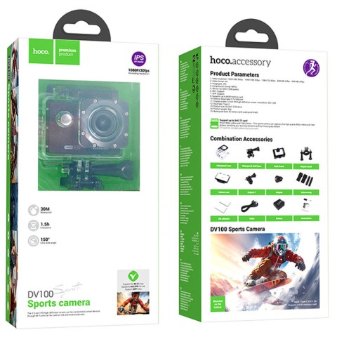 Екшн-камера Hoco DV100 Sports Black