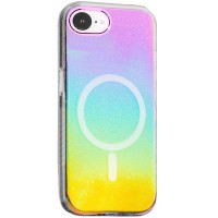 Чохол TPU Galaxy Sparkle (MagFit) для Apple iPhone 16e / 17e (6.1") Chroma+Glitter