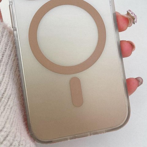 Чохол TPU+PC Phantom with MagSafe для Apple iPhone 16 (6.1") Golden