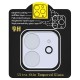 Захисне скло на камеру Full Block (тех.пак) для Apple iPhone 11 (6.1") Прозорий