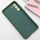 Чохол Silicone Cover Lakshmi Full Camera (A) для Samsung Galaxy S21 FE Зелений / Dark green
