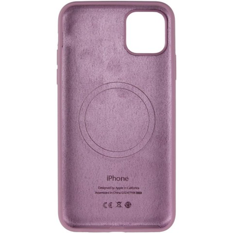 Чохол Silicone Case Full Protective (AA) with MagSafe для Apple iPhone 11 Pro Max (6.5") Ліловий / Lilac Pride