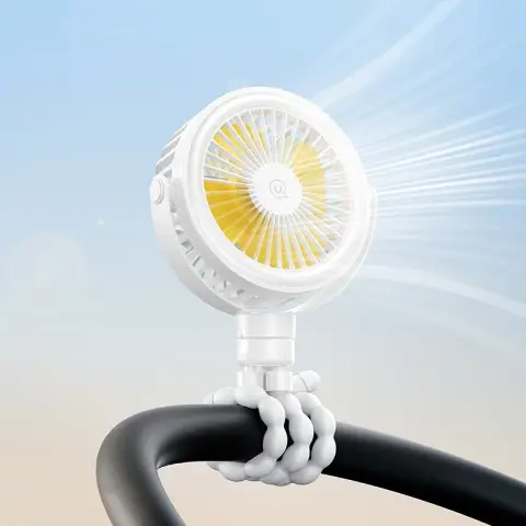 Портативный вентилятор Usams ZB289 Baby Stroller fan 2000mAh