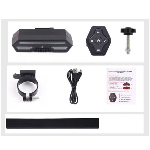 Трекер GPS велосипедний V03B Bike Tacker+Auto Tail Light 2in1 SIM (4GLTE+3GWCDMA+2GGSM) 140/2400mAh Black